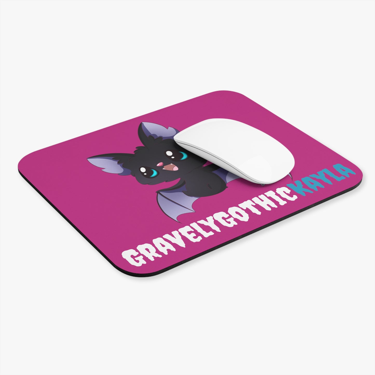 Baby Bat Mouse Pad (Pink)