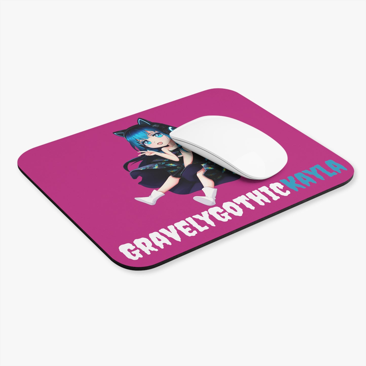 Kayla Chibi Mouse Pad (Pink)